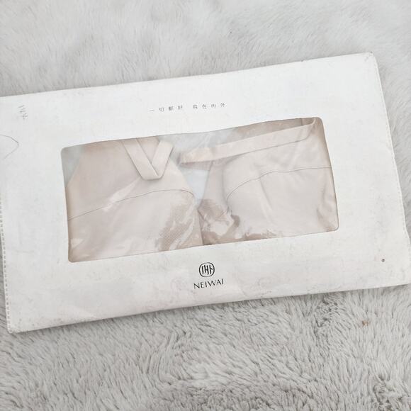 NEW Neiwai Pure Comfort 5/8 Cup Bandeau Bra Cream Cut-Out Bralette - Picture 11 of 11